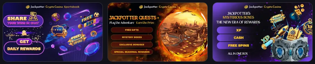 jackpotter casino about