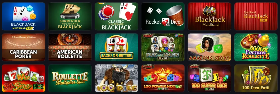 jackpotter casino table