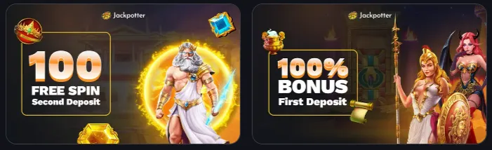 jackpotter casino welcome